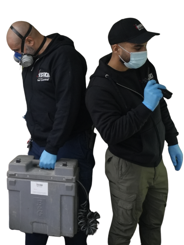 Pesticon pest control technician in uniform ready to serve Vancouver